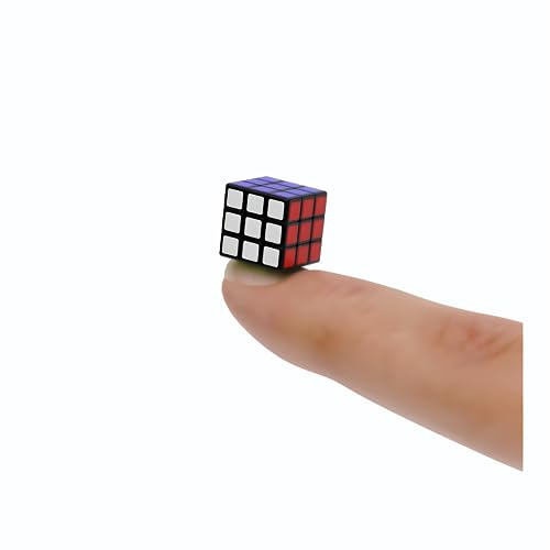 CUBELAB - Il Cubo Magico più Piccolo del Mondo, 3x3 1 Centimetro, Rompicapo Mini, Puzzle 3D, Speed Cube, Regalo in Miniatura per Bambini e Adulti