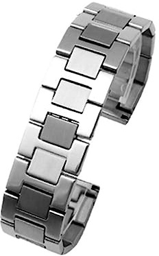 REFKIT Edelstahlarmband for TANK Solo Armband Markenarmband 16mm 17,5mm 20mm 23mm Silberfarbe(23mm)