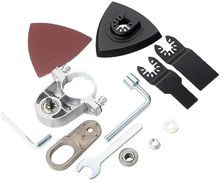 Gralara Accesorios de multiherramienta oscilante, adaptador de amoladora, convertidor oscilante, herramienta eléctrica multifunción, multiherramienta, M10