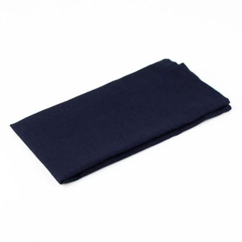 Set of 6 Linen Place Mats, 40 x 60 cm, Fabric Place Mats, Washable Heat Insulation, Heat Resistant Table Coasters, Placemat, Pan Mat, Table Decoration, Navy Blue