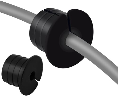 Cable Routing Kit for Starlink for 1 inch Wall Hole, Wall Bushing Grommet, Starlink Accessories, Silicone Cable Wall Pass, Starlink Anti-Slip Wall Grommets for Cables (1 inch) 2 Pcs