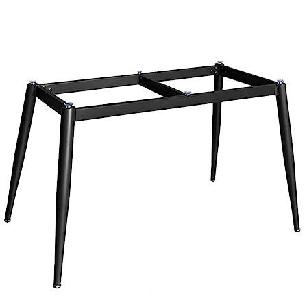 Möbelbeine Tischbeinrahmen Aus Metall, Tischbeine Aus Vierkantrohr, Stuhlbankbeine Aus Eisen, Esstischbeine, Werkbank-Couchtischbein, Für Marmor, Glas, Holzplatte, Mit Rutschfestem Fußpolster (Sc..
