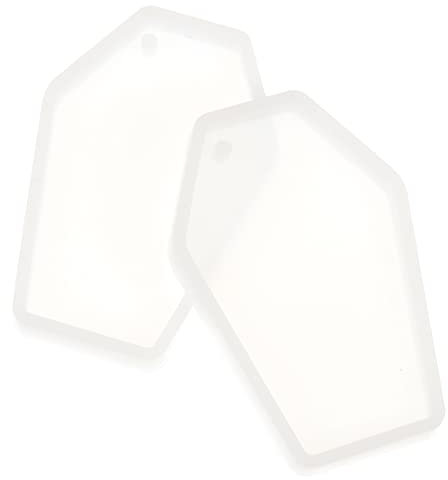 SEWACC 2stücke Sarg Charms Form Schlüsselanhänger Charm Gießform Aus Flexible Silikon Epoxy Formen Für Basteln Mit Kindern Diy Anhänger Herstellung Mit Kristallen Steinen Und Trockenblume