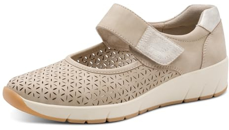 Jana Damhalvskor med kardborreband, veganska sneakers, taupe, 38 EU, toupe, 38 EU