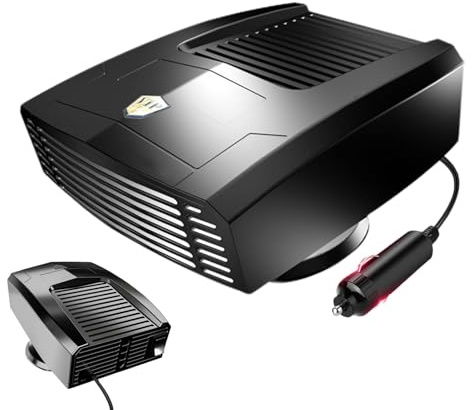 Poupangke Dégivreur de Chauffage de Voiture, dégivreur de Voiture Portable,Dégivreur de vitre pour Voiture | Dégivrage de Chauffage de Voiture Multifonctionnel, sèche-Linge Automatique de Ventilateur