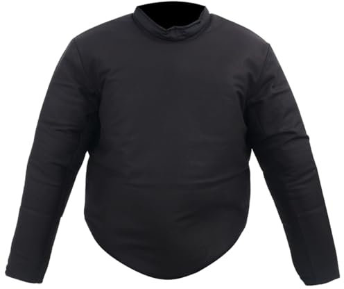 SCBTGKLN Jacke for Fechttrainer, Kleidung for Fechttrainer, Kleidung for Fechttrainer aus Segeltuch, Verdickter Fecht-Trainingsanzug, Fecht-Trainingsausrüstung, Langärmlig oder Ärmellos(Gray,Medium)