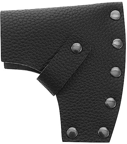 Gadpiparty Protective Sheath for Camping Leather Head Guard Protector Case for Outdoor Use