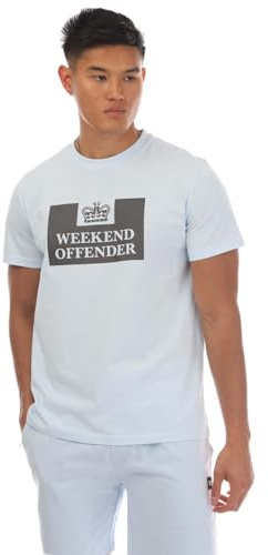 Weekend Offender Herren McMoney T-Shirt in Blau, blau, M