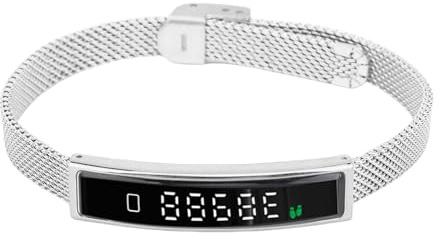 Dpofirs Smart Band Fitness Tracker, con Bluetooth 5.3, Cámara Remota, Monitor de Sueño, Contador de Pasos, Rastreador de Calorías, Pulsera Inteligente para Teléfono (Silver)
