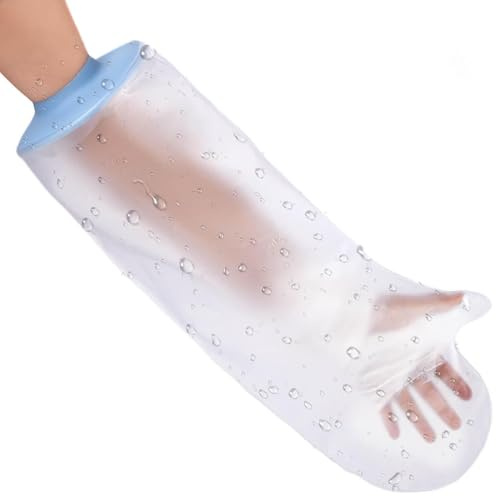 KIRZAX Funda protectora de yeso para manos, cubierta impermeable para manos, funda protectora de yeso suave y cómoda para manos, apta para ducharse después de una operación