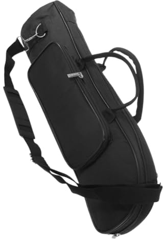Milisten Borsa per Tromba Oxford Tracolla Singola e Maniglie, Custodia Organizer per Strumenti Musicali, Borsa Portatile per Trasporto e Protezione Tromba