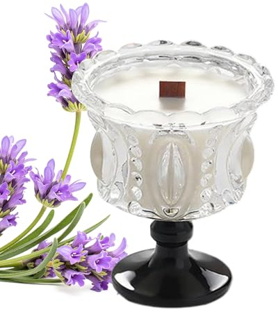 Parfümate - Langanhaltender aromatischer Duft mit 160 g, Duftkerze mit Brenndauer von 23,5 Stunden | Entspannende Aromatherapiekerze für Frauen, Zuhause, Badezimmer, Entspannung, Schlaf, Spa, Uff