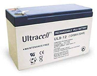 Ultracell Batterie rechargeable au plomb 12 V 9 Ah, européenne