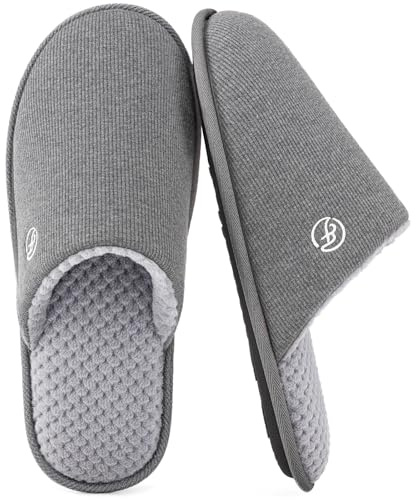 EverFoams Pantofole Uomo Maglie Leggere scarpe casa interno Grigio,42/43 EU