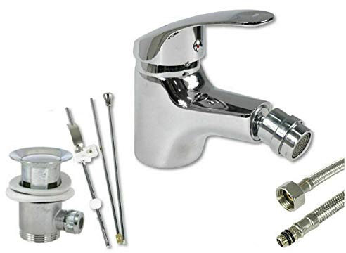 Rubinetto Monoforo Bidet Miscelatore Monocomando Bagno in Ottone Cromato | Design Moderno, Facile da Installare, Alta Resistenza, Finitura Elegante 52330A