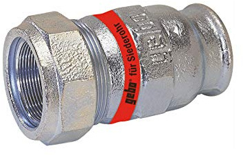 GEBO TG-Klemmverbinder, DN 25 - IG 1 Zoll x Ø 31,8 mm - für Siederohr
