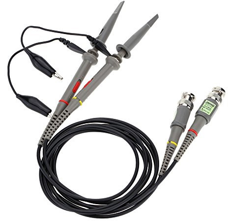 VISLONE P6100 2St Hohe Präzisions Oszilloskop Sonde 1X 10X 100MHz Krokodilklemme Messspitze
