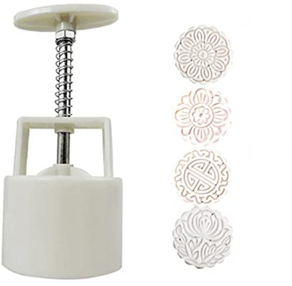 Plastic Mooncake Mould 100g/50g Cookie Cutter with Cookie Stamp Moon Chocolate Cake Mold Moon Cake Mould/Cookie Presses