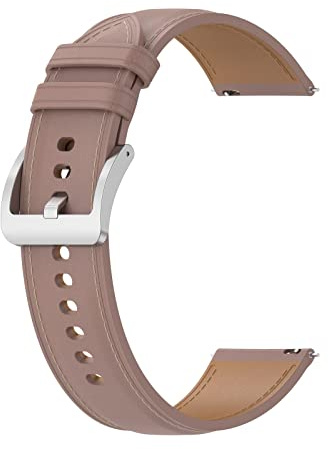 KAREN66 Leder Armband für Polar Ignite 3/2/Ignite/Unite/Pacer/Pacer Pro, 20mm, Rosa, Uhrenarmband, Standard, Schweißresistent