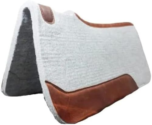 EQUIGEAR Westernpferd-Filzpad/Konturpad aus hochwertigem Wollfilz in den Größen 32 x 32 Zoll und 30 x 30 Zoll A10 (32x32)