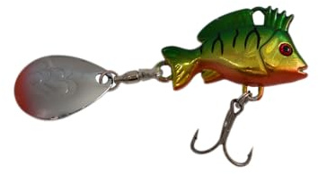 Reel Busy Fishing Spin Jig - The Punk 15gr - erfolgreicher Jig Spinner, Angelköder, Kunstköder, Spinnköder für Forelle, Barsch, Hecht, Döbel, Zander