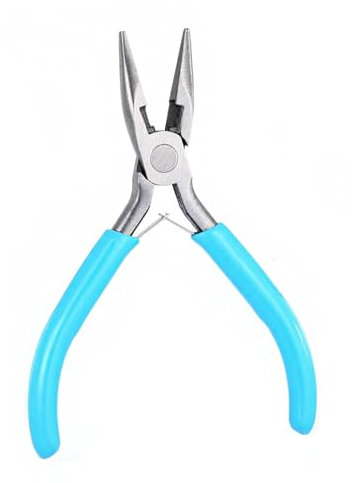 Small Pliers for Jewellery Making 5 Inch Needle Nose Jewellery Pliers, Flat Nose Jewelry Plier Mini Chain Small Craft Plier for Jewelry Repair Wire Wrapping