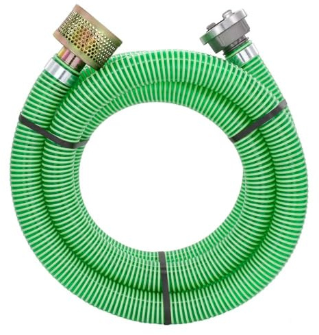 FLEXTUBE GR STORZ C + Panier d'aspiration – Tuyau d'aspiration 50 mm (2) + raccord Storz C + crépine d'aspiration, longueur 4 m, tuyau d'aspiration, tuyau d'aspiration, tuyau de pompe, tuyau d'eau