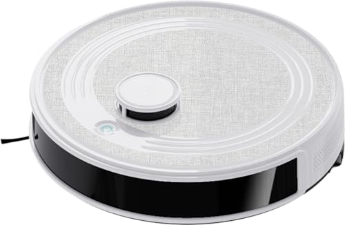 Lefant M2S Robot Aspirateur Laveur Amazon avec Cartographie, Aspiration de 10000Pa, Navigation Laser, Technologie d'évitement PSD, Nettoyage Personnalisé, 240 Minutes, Contrôle Via APP/Alexa/WiFi