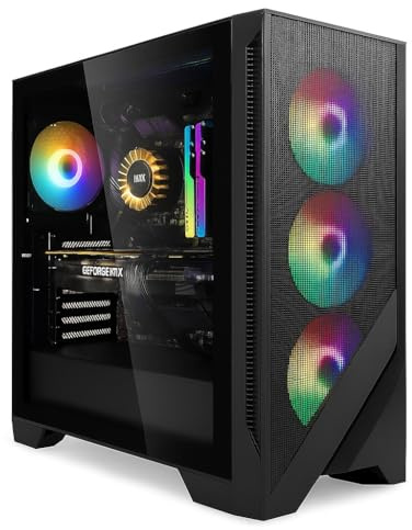 AURUMPC Gamer Fixe Ryzen 7 5800X • sans système d'exploitation • GeForce RTX5060 8Go • 32Go DDR4 • 1000Go M.2 SSD • WiFi • Ventilateur • Unité Centrale Ordinateur de Bureau