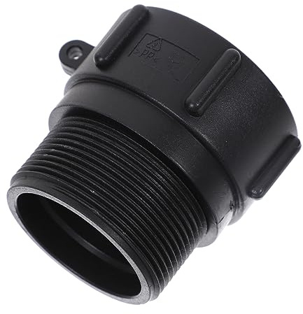 HIAKDOFT Adattatore IBC per Serbatoio con Guarnizione Raccordo Filettato Maschio Npt per Contenitori Standard Plastica Alimentare Resistente per Impianti Idraulici e Giardinaggio