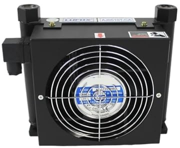 AJ0510T-CA With Shell 10L/Min Hydraulic Cooler Oil Radiator Heat Exchanger For CNC System Versatile Applications(AC380V)