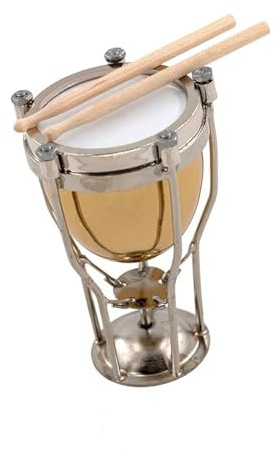 Ornements de Piano à Queue Ornements Miniatures d Instruments de Musique en Forme de timbales(20cm)