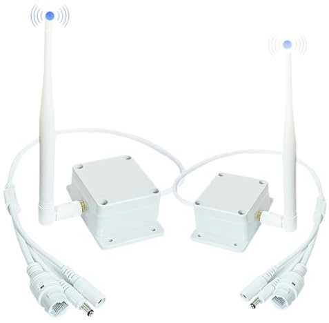 Frewurwer Wireless 1.2KM Long Range WIFI Transmission KIT 1 to 1 AP Sender Receiver Wire 5MP 8MP PTZ IP Camera Ethernet Distance