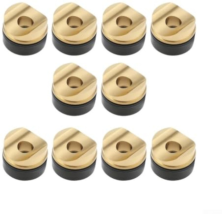 Guarnizioni ad anello di tenuta in ottone, confezione da 10 pezzi, 11 x 8,2 mm, ricambio per ugelli spray airless rondelle di tenuta in gomma metallica per attrezzature per verniciatura ad alta