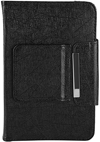 Sxhlseller Custodia Universale con Tastiera Bluetooth per Tablet da 7-7,9 Pollici |Custodia Protettiva in Pelle PU con Supporto per Mini Tab (Tastiera nera da pollici)