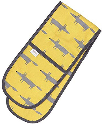 Scion by Dexam Mr Fox Double Oven Gloves - Yellow