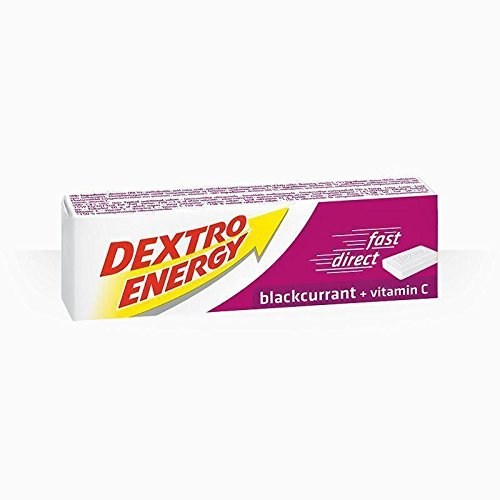 Dextro Energy Glucose Tablets Blackcurrant 47g x 12 Packs -Sports, Energy, Endurance