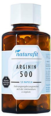naturafit Arginin 500 Kapseln, 120 St. Kapseln