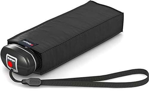 Knirps Taschenschirm Travel - Black mit schwarzem Griff