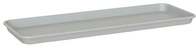 Capri - Sottovaso rettangolare, 50 cm, colore: Grigio chiaro