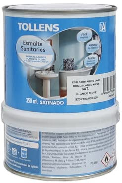 Tollens Esmalte Sanitarios Satinado Blanco A+B 500 Ml