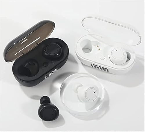 Peak Health Wireless Earbuds, Bluetooth Headphones in-Ear, 3 H Playtime, Wireless Earphones Deep Bass, Touch Control, With Battery Display (Black)