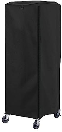 Youding Panera protectora impermeable de alta densidad con cremallera, a prueba de polvo, accesorio de tela Oxford negra para procesamiento de alimentos, hogar, restaurantes, panadería, supermercados,