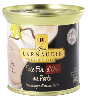 Jean Larnaudie Foie Fin maigre d'Oie au Porto - Feine Gänseleberpastete mit Portwein 200 gram