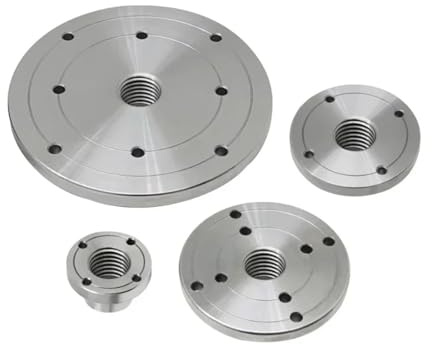 Holzdrehmaschine-Frontplatte for M33-M18-Gewinde, Holzbearbeitungs-Drehmaschinenfutter, 5,1 cm, 7,6 cm Flansch-Frontplatte, 1 Stück (Color : M33x3.5 75mm)