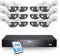 ZOSI 32CH 4K PoE Kit di Telecamere di Sorveglianza, Audio Bidirezionale, 12x PoE Telecamere Esterni, 8MP NVR HDD da 4TB, Rilevamento di Persone/Veicoli, Allarme Acustico, Visione Notturna a Colori