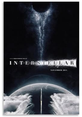 Interstellar - Poster cinematografico, stampa artistica da parete, stampa decorativa, decorazione moderna, 50 x 75 cm