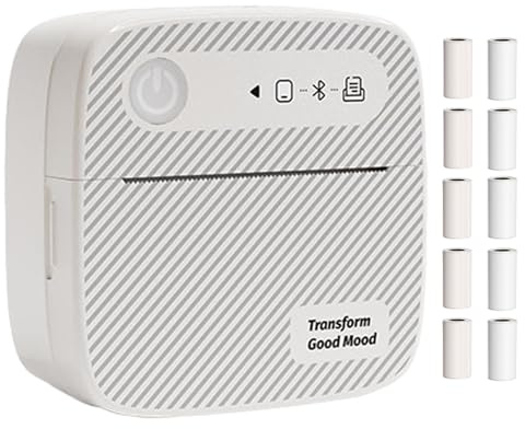 Stampante termica portatile | Stampante adesiva wireless per etichettatrici - Tecnologia di stampa termica per telefoni per uffici domestici
