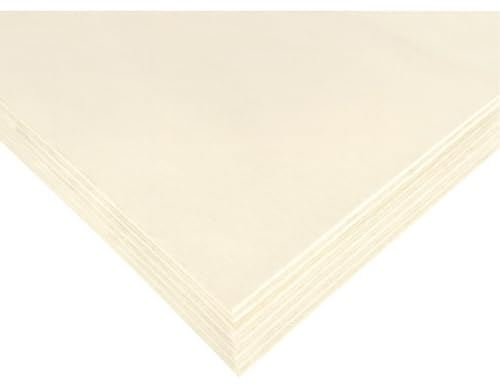 PACK OF 5 (Total 5 Units) - 2440mm x 1220mm x 9.0mm (8x4ft) Poplar Faced Plywood Birch Alternative Hardwood Ply