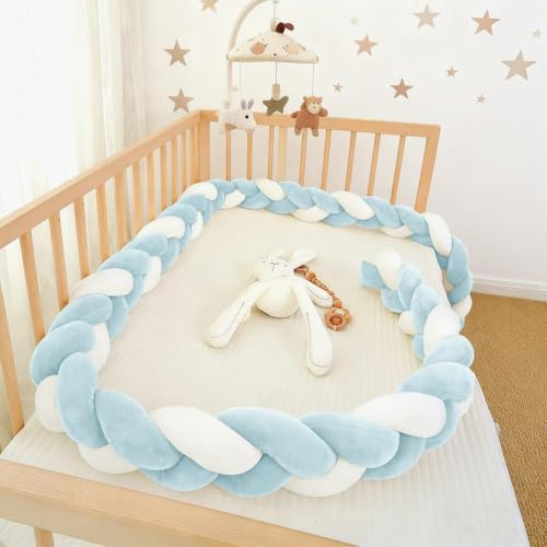 PTKG Deko Kuschelkissen DreisträNgig Geflochtene,PlüSchkissen Handgefertigt,PlüSchkissen Handgefertigt,Knotenkissen Baby,Geknotetes Kissen,Knoten-Ball-Kissen,Y23,300CM